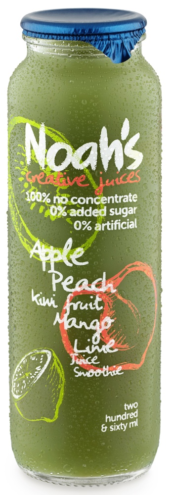 Noahs Peach & Kiwi Fruit Smoothie 260ml x 12 | Coffs Cordials